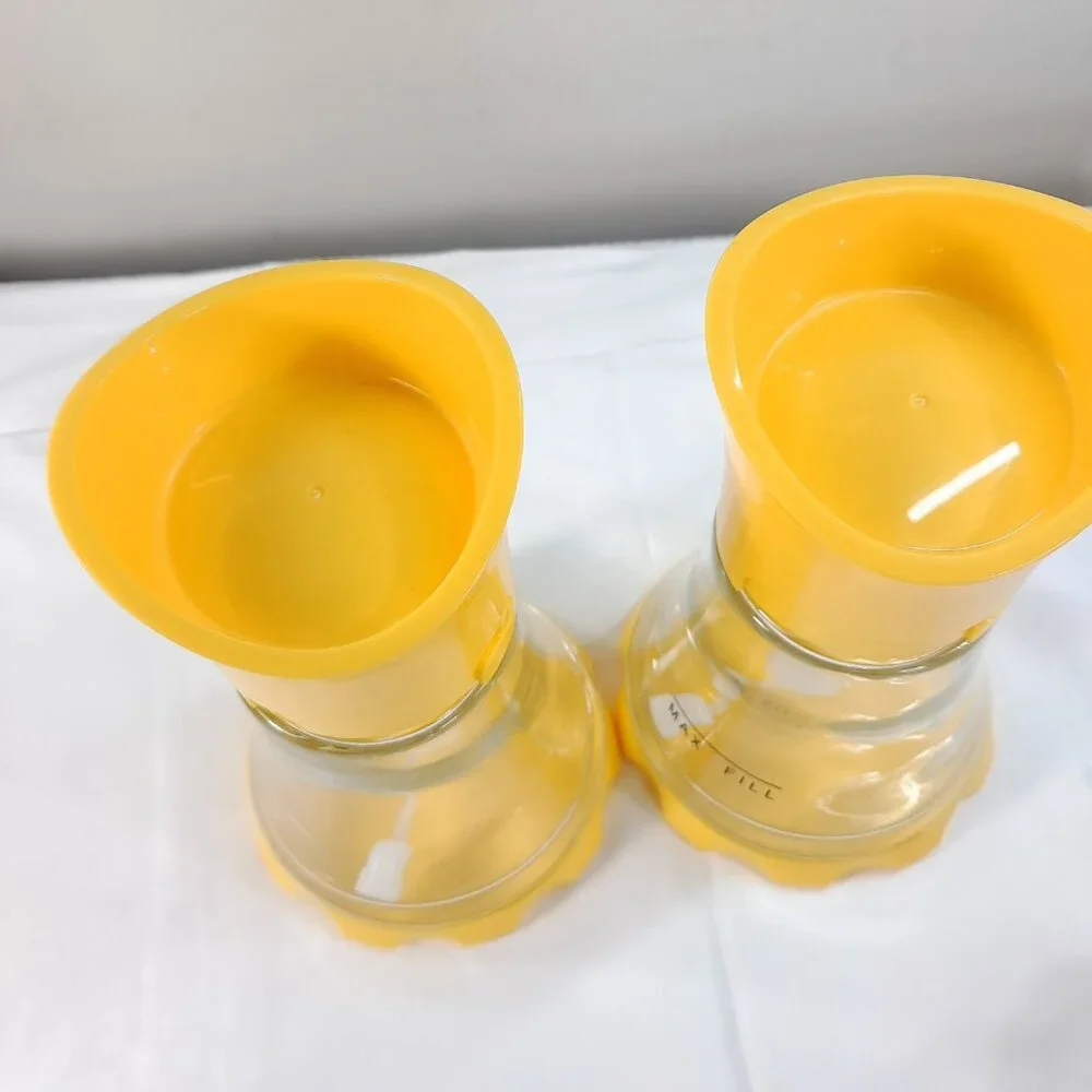 KUHN RIKON Swiss Vase Mister Yellow Oil Vinegar Dispenser Spritzer Spray set‎ 2